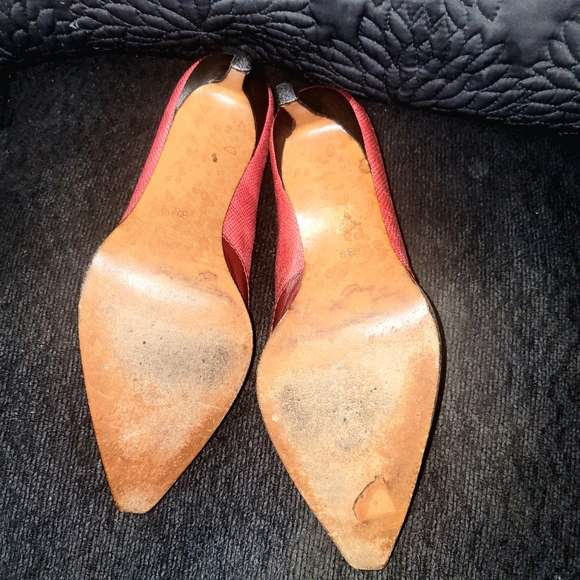 Christian Dior Vintage Snakeskin Heels - Picture 5 of 7